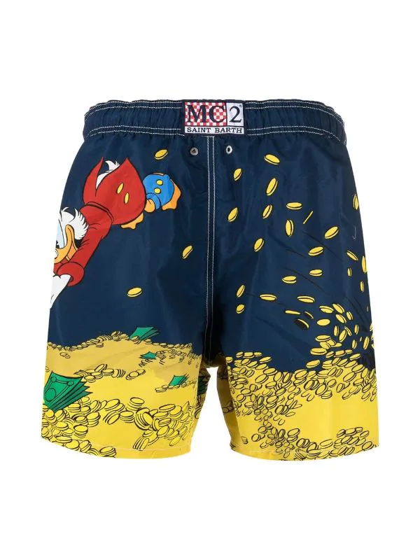 ( Neue Saison ) MC2 Saint Barth Gustavia Badeshorts Mit Cartoon-Print 03035B PAPERON DE PAPERONI 4 ( Neue Saison ) MC2 Saint Barth Gustavia Badeshorts Mit Cartoon-Print 03035B PAPERON DE PAPERONI – Bild 2