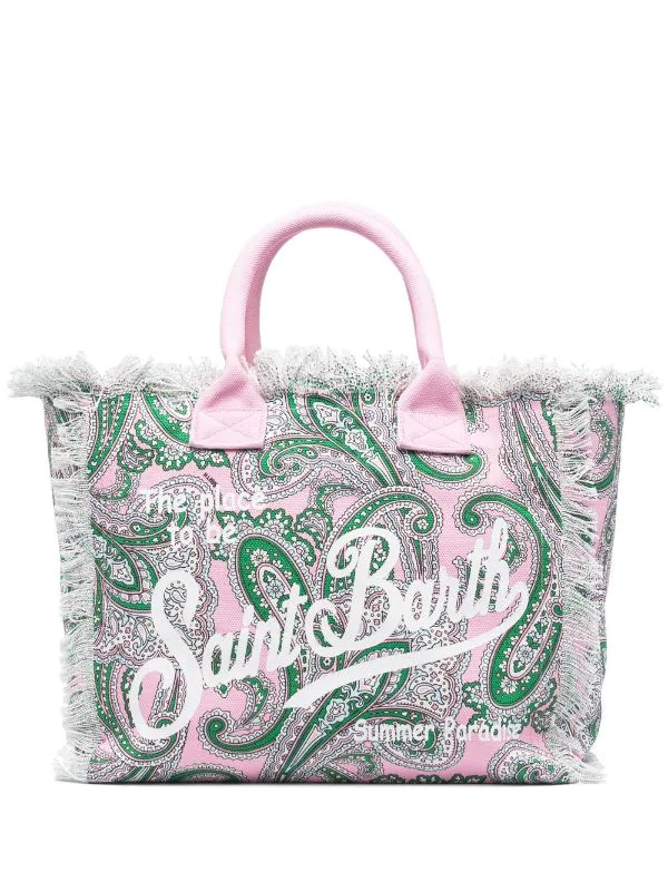 ( Neue Saison ) MC2 Saint Barth CACHEMIREVIBE21 Tasche Mit Grafischem Print Damen 3 ( Neue Saison ) MC2 Saint Barth CACHEMIREVIBE21 Tasche Mit Grafischem Print Damen