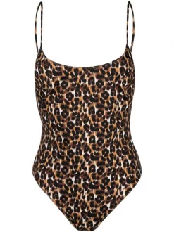 ( Neue Saison ) MC2 Saint Barth Badeanzug Mit Logo-Print IKAT LEOPARD 11