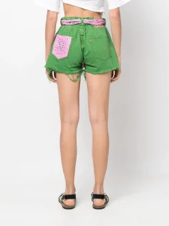 ( Neue Saison ) MC2 Saint Barth DEN57BANDANNAROUND21 Arizona Shorts Damen -MC2 Saint Barth Geschäft 18449444 39735775 600