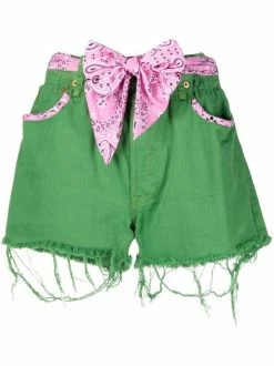 ( Neue Saison ) MC2 Saint Barth DEN57BANDANNAROUND21 Arizona Shorts Damen