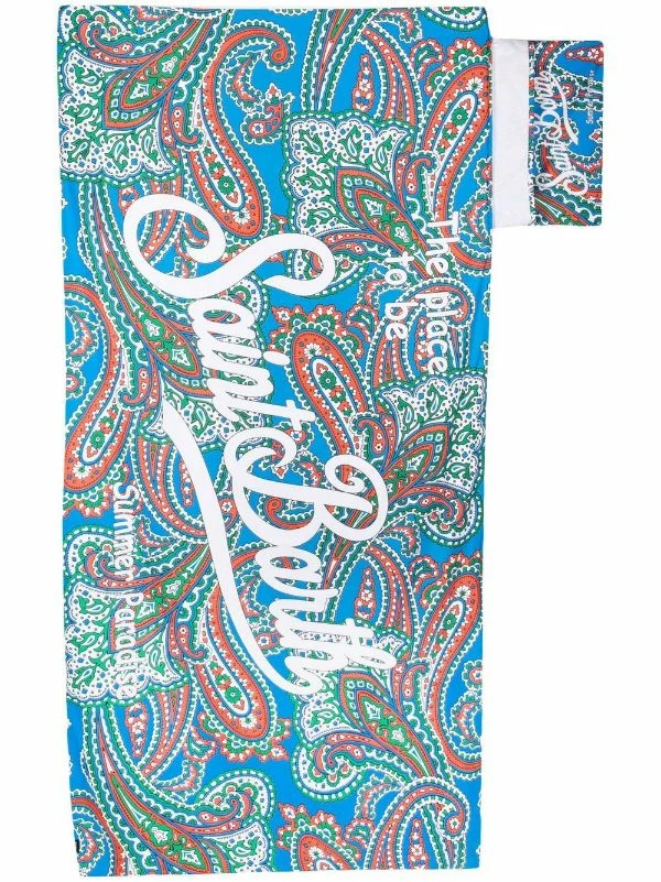 ( Neue Saison ) MC2 Saint Barth Stranddecke Mit Paisley-Print Damen 5 ( Neue Saison ) MC2 Saint Barth Stranddecke Mit Paisley-Print Damen – Bild 3