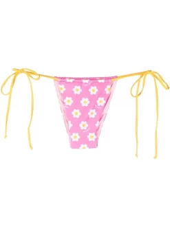 ( Neue Saison ) MC2 Saint Barth Bikinihöschen Mit Blumen-Print 01179B ROSA