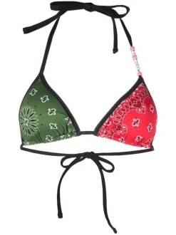 ( Neue Saison ) MC2 Saint Barth Bikinioberteil Mit Print 01981B ROSSO