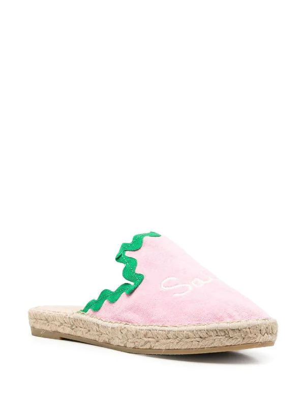 ( Neue Saison ) MC2 Saint Barth Espadrilles Mit Logo-Stickerei 00082B ROSA 4 ( Neue Saison ) MC2 Saint Barth Espadrilles Mit Logo-Stickerei 00082B ROSA – Bild 2