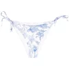 ( Neue Saison ) MC2 Saint Barth 00511B BLUE WHITE Bikinihöschen Mit Palmen-Print Damen -MC2 Saint Barth Geschäft 18451015 39621801 600