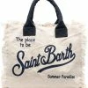 ( Neue Saison ) MC2 Saint Barth Vanity Shopper Mit Fransen Damen