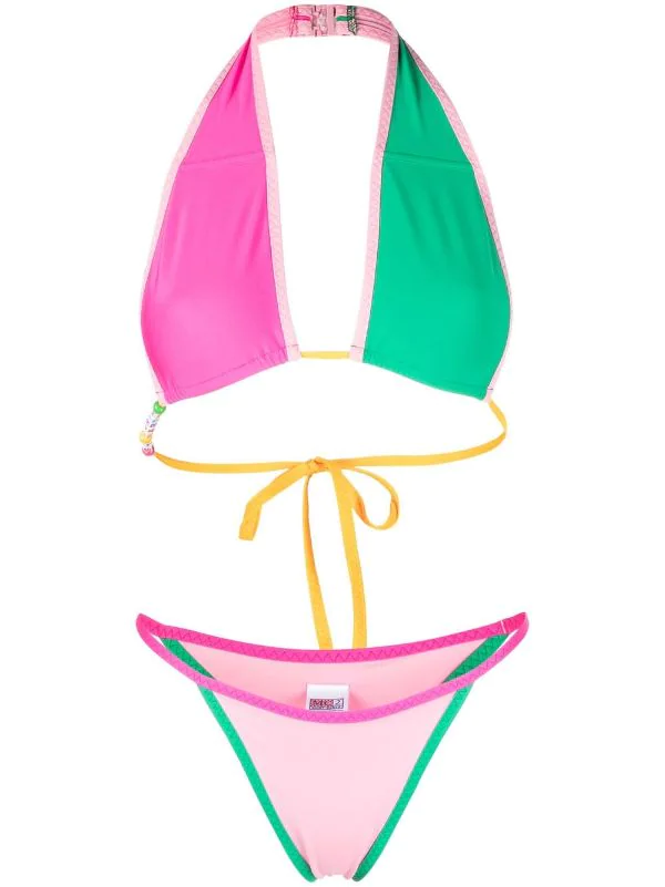 ( Neue Saison ) MC2 Saint Barth Bikini In Colour-Block-Optik Damen 3 ( Neue Saison ) MC2 Saint Barth Bikini In Colour-Block-Optik Damen