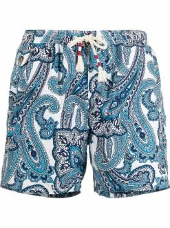 ( Neue Saison ) MC2 Saint Barth Badehose Mit Paisley-Print CACHEMIRE