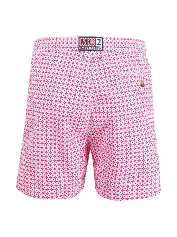 ( Neue Saison ) MC2 Saint Barth Badeshorts Mit Logo-Patch RHOMBOIDC 4 ( Neue Saison ) MC2 Saint Barth Badeshorts Mit Logo-Patch RHOMBOIDC – Bild 2