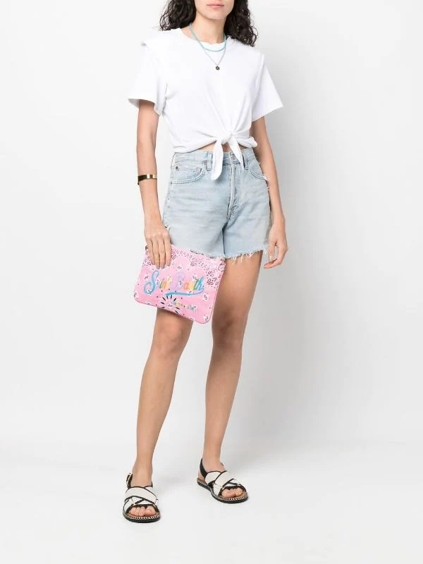 ( Neue Saison ) MC2 Saint Barth Parisienne Clutch EMBBANDANNAROUNDMCOL21 4 ( Neue Saison ) MC2 Saint Barth Parisienne Clutch EMBBANDANNAROUNDMCOL21 – Bild 2