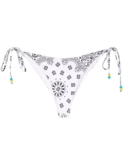 ( Neue Saison ) MC2 Saint Barth Bikinihöschen Mit Bandana-Print Damen
