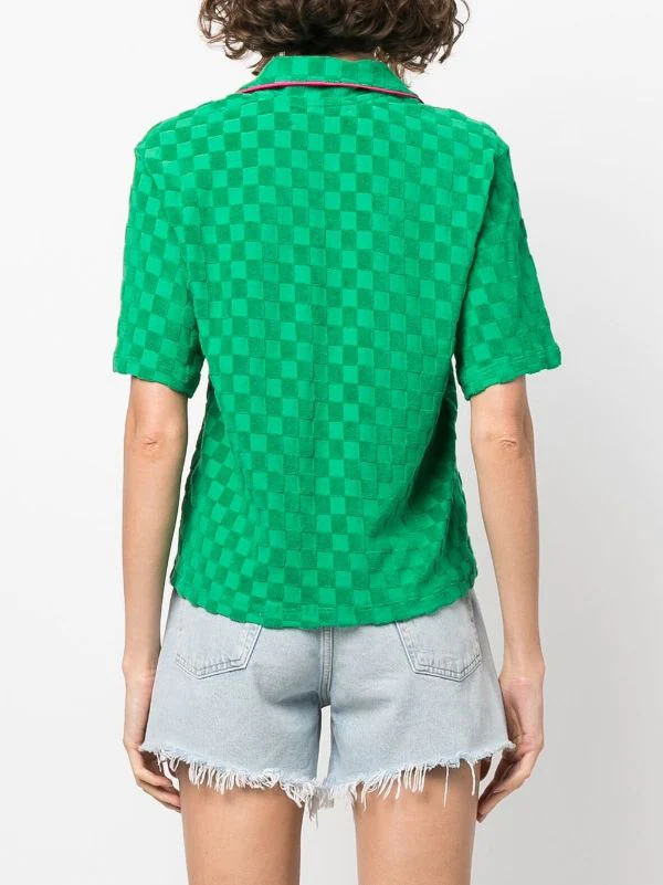 ( Neue Saison ) MC2 Saint Barth Jacquard-Hemd Mit Wal SPCHECKY5721 6 ( Neue Saison ) MC2 Saint Barth Jacquard-Hemd Mit Wal SPCHECKY5721 – Bild 4