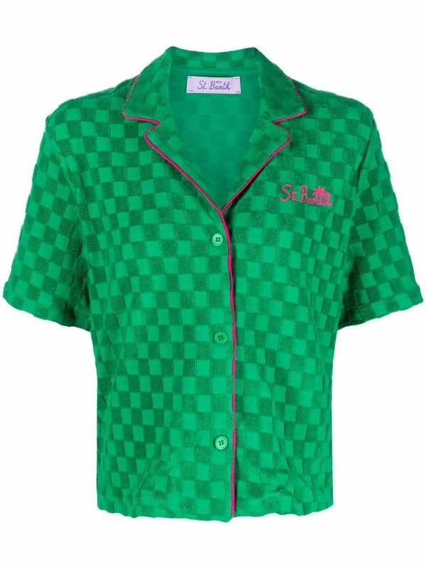 ( Neue Saison ) MC2 Saint Barth Jacquard-Hemd Mit Wal SPCHECKY5721 3 ( Neue Saison ) MC2 Saint Barth Jacquard-Hemd Mit Wal SPCHECKY5721