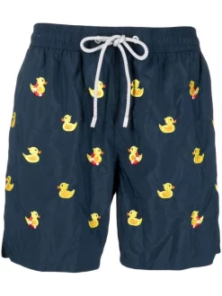 ( Neue Saison ) MC2 Saint Barth DUCKY Gustavia Badeshorts Mit Enten Herren