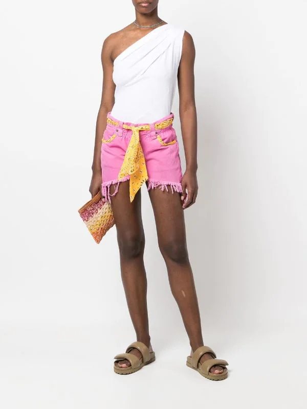 ( Neue Saison ) MC2 Saint Barth Kurze Arizona Shorts Mit Bandana-Print Damen 4 ( Neue Saison ) MC2 Saint Barth Kurze Arizona Shorts Mit Bandana-Print Damen – Bild 2