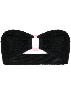 ( Neue Saison ) MC2 Saint Barth WR 00 BLACK Yulia Bandeau-Bikinioberteil Damen