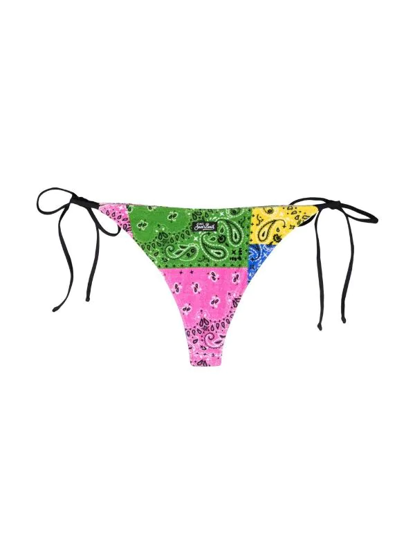 ( Neue Saison ) MC2 Saint Barth MULTICOLOR Bikinihöschen Mit Bandana-Print Damen 4 ( Neue Saison ) MC2 Saint Barth MULTICOLOR Bikinihöschen Mit Bandana-Print Damen – Bild 2