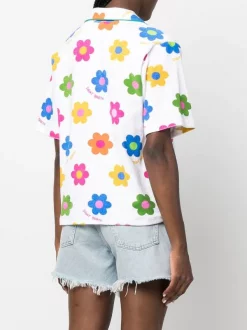 ( Neue Saison ) MC2 Saint Barth SP HAPPY DAISY COL Hemd Mit Blumen-Print Damen -MC2 Saint Barth Geschäft 18466368 39768776 600