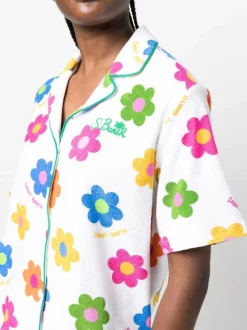 ( Neue Saison ) MC2 Saint Barth SP HAPPY DAISY COL Hemd Mit Blumen-Print Damen -MC2 Saint Barth Geschäft 18466368 39770163 600