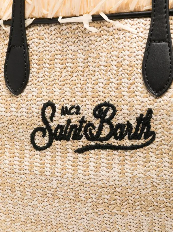 ( Neue Saison ) MC2 Saint Barth Handtasche Mit Logo-Stickerei Damen 6 ( Neue Saison ) MC2 Saint Barth Handtasche Mit Logo-Stickerei Damen – Bild 4
