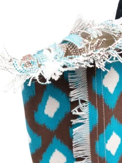 ( Neue Saison ) MC2 Saint Barth Shopper Mit Logo Ikat Diamond