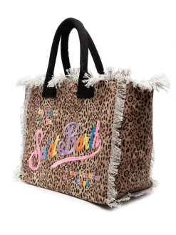 ( Neue Saison ) MC2 Saint Barth Shopper Mit Logo EMB SAND LEOPARD MULTIC 11 -MC2 Saint Barth Geschäft 18469420 39799601 600