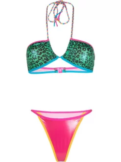 ( Neue Saison ) MC2 Saint Barth Bikini Mit Leoparden-Print Damen