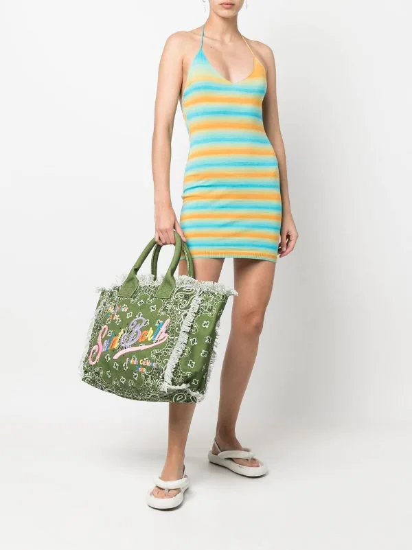 ( Neue Saison ) MC2 Saint Barth Shopper Mit Logo Damen 4 ( Neue Saison ) MC2 Saint Barth Shopper Mit Logo Damen – Bild 2