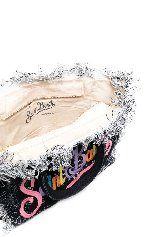 ( Neue Saison ) MC2 Saint Barth Shopper Mit Logo Bandanna Round Mcol 00 7 ( Neue Saison ) MC2 Saint Barth Shopper Mit Logo Bandanna Round Mcol 00 – Bild 5