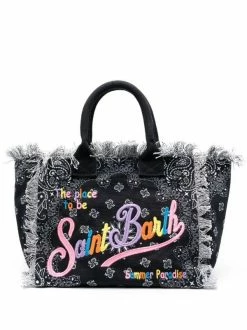 MC2 Saint Barth Geschäft 61 ( Neue Saison ) MC2 Saint Barth Shopper Mit Logo Bandanna Round Mcol 00