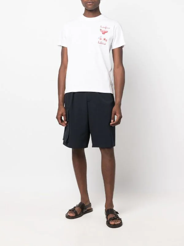 ( Neue Saison ) MC2 Saint Barth Besticktes Portofino T-Shirt Herren 4 ( Neue Saison ) MC2 Saint Barth Besticktes Portofino T-Shirt Herren – Bild 2