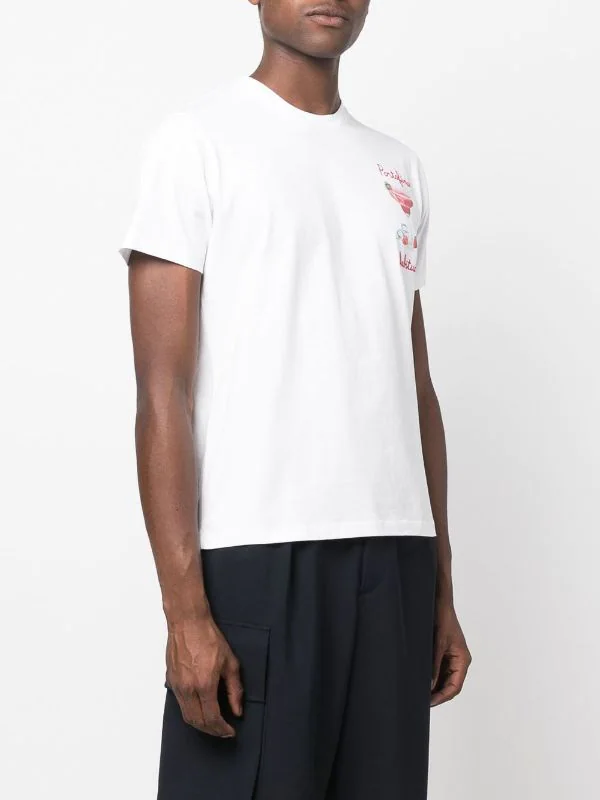 ( Neue Saison ) MC2 Saint Barth Besticktes Portofino T-Shirt Herren 5 ( Neue Saison ) MC2 Saint Barth Besticktes Portofino T-Shirt Herren – Bild 3