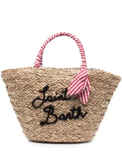 ( Neue Saison ) MC2 Saint Barth Handtasche Mit Logo-Stickerei EMB SB V4161