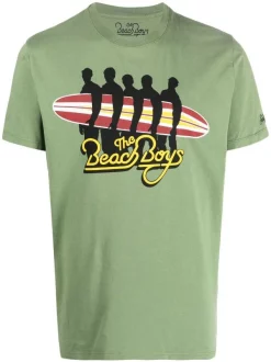 ( Neue Saison ) MC2 Saint Barth 01601B BB SURF 52 T-Shirt Mit Grafischem Print Herren