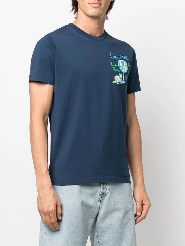 ( Neue Saison ) MC2 Saint Barth T-Shirt Mit Grafischem Print 00223B EMB GIN GLASS 61 5 ( Neue Saison ) MC2 Saint Barth T-Shirt Mit Grafischem Print 00223B EMB GIN GLASS 61 – Bild 3