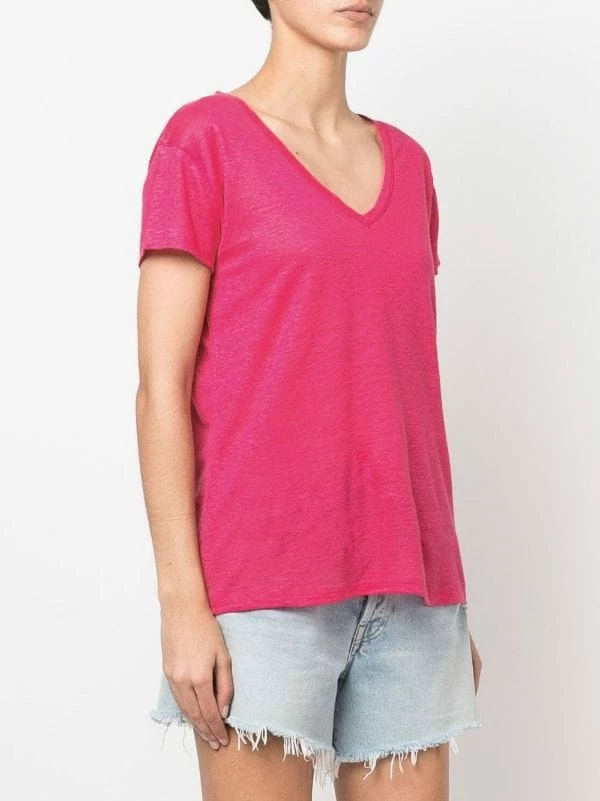 ( Neue Saison ) MC2 Saint Barth 77 FUCSIA T-Shirt Mit Print Damen 5 ( Neue Saison ) MC2 Saint Barth 77 FUCSIA T-Shirt Mit Print Damen – Bild 3