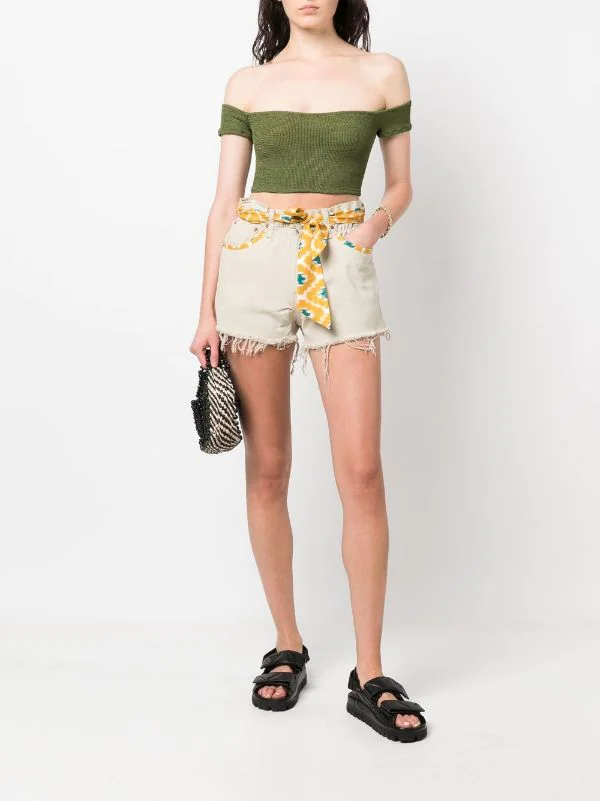 ( Neue Saison ) MC2 Saint Barth WR52 GREEN Schulterfreies Oberteil Damen 4 ( Neue Saison ) MC2 Saint Barth WR52 GREEN Schulterfreies Oberteil Damen – Bild 2