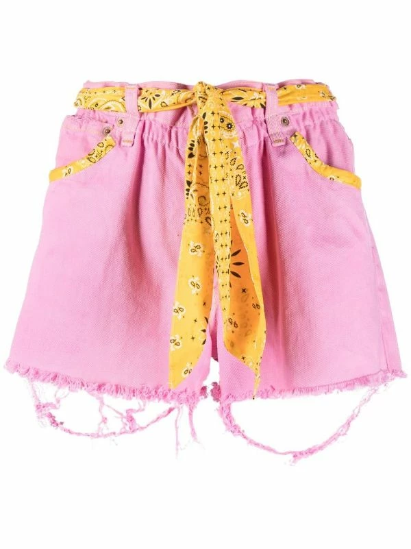 ( Neue Saison ) MC2 Saint Barth Jeans-Shorts Mit Hohem Bund Damen 3 ( Neue Saison ) MC2 Saint Barth Jeans-Shorts Mit Hohem Bund Damen