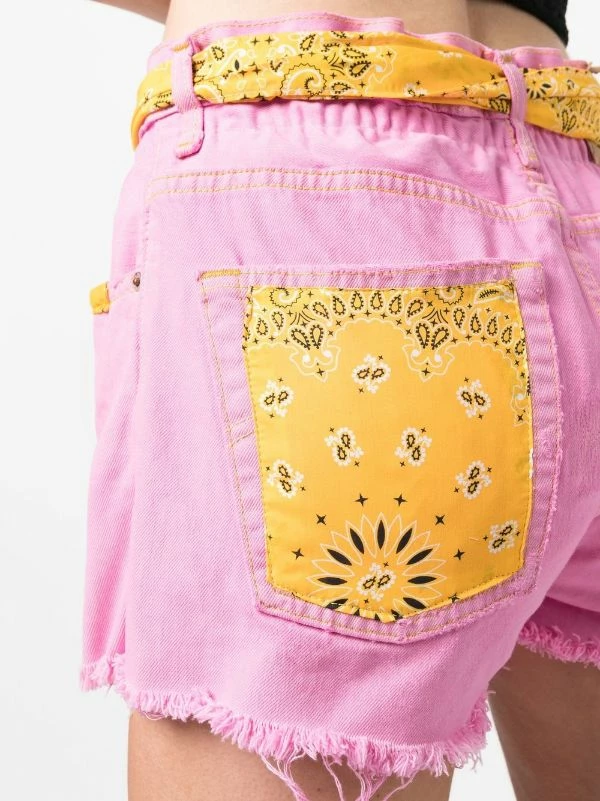 ( Neue Saison ) MC2 Saint Barth Jeans-Shorts Mit Hohem Bund Damen 7 ( Neue Saison ) MC2 Saint Barth Jeans-Shorts Mit Hohem Bund Damen – Bild 5