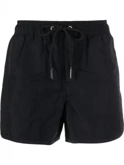 MC2 Saint Barth Geschäft 77 ( Neue Saison ) MC2 Saint Barth 01345B SB 0000 Badeshorts Mit Logo-Patch Herren