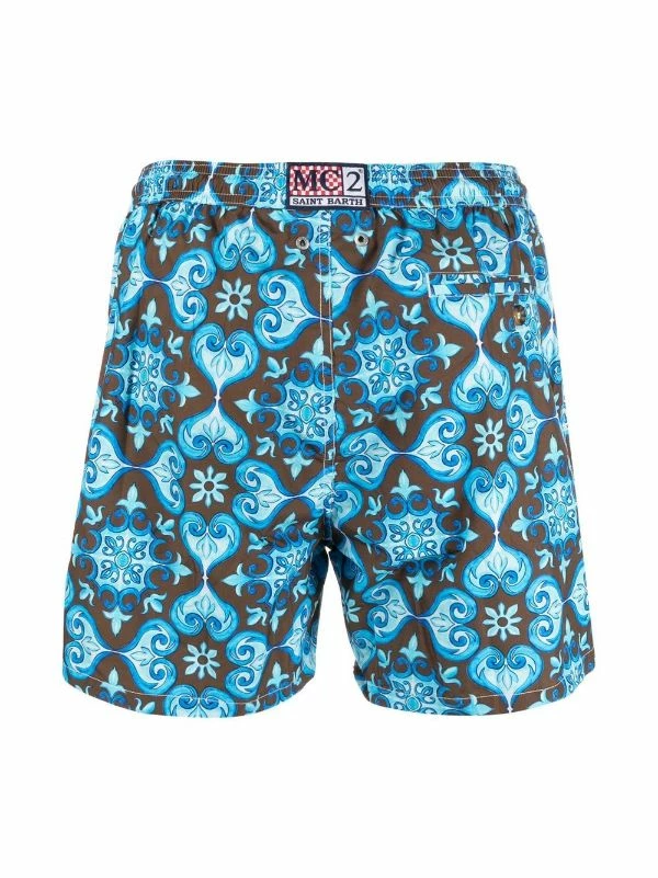 ( Neue Saison ) MC2 Saint Barth NEW GORDES 18 Badeshorts Mit Grafischem Print Herren 4 ( Neue Saison ) MC2 Saint Barth NEW GORDES 18 Badeshorts Mit Grafischem Print Herren – Bild 2