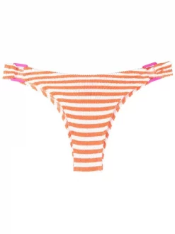 ( Neue Saison ) MC2 Saint Barth Bikinihöschen Mit Knitteroptik Damen