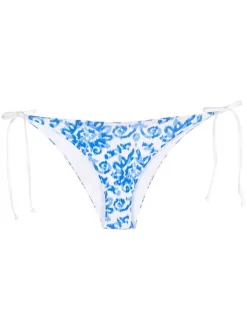 ( Neue Saison ) MC2 Saint Barth Multicolore Animal-print Side-tie Bikini-bottoms Damen