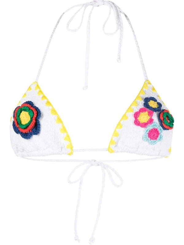 ( Neue Saison ) MC2 Saint Barth Leah Faux-flower Bikini-top Damen 3 ( Neue Saison ) MC2 Saint Barth Leah Faux-flower Bikini-top Damen
