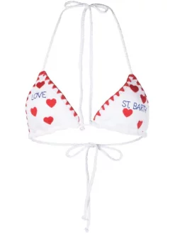 MC2 Saint Barth Geschäft 57 ( Neue Saison ) MC2 Saint Barth CR HEART XC001 Leah Knitted Bikini Top Damen