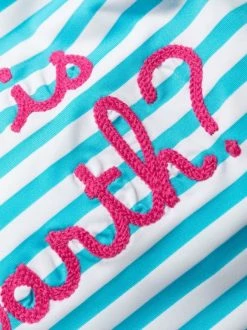 ( Neue Saison ) MC2 Saint Barth Embroidered Striped Swimsuit EMBWHERESBLIN3291 -MC2 Saint Barth Geschäft 18507542 39831381 600