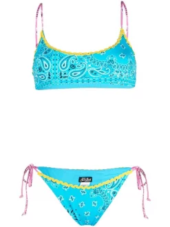 ( Neue Saison ) MC2 Saint Barth Paisley Print Bikini BANDANNAROUNDW3221